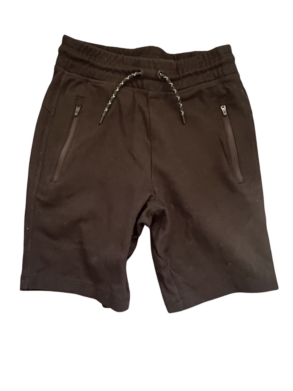 Boys GapFit Black Zip-Pocket Athletic Shorts